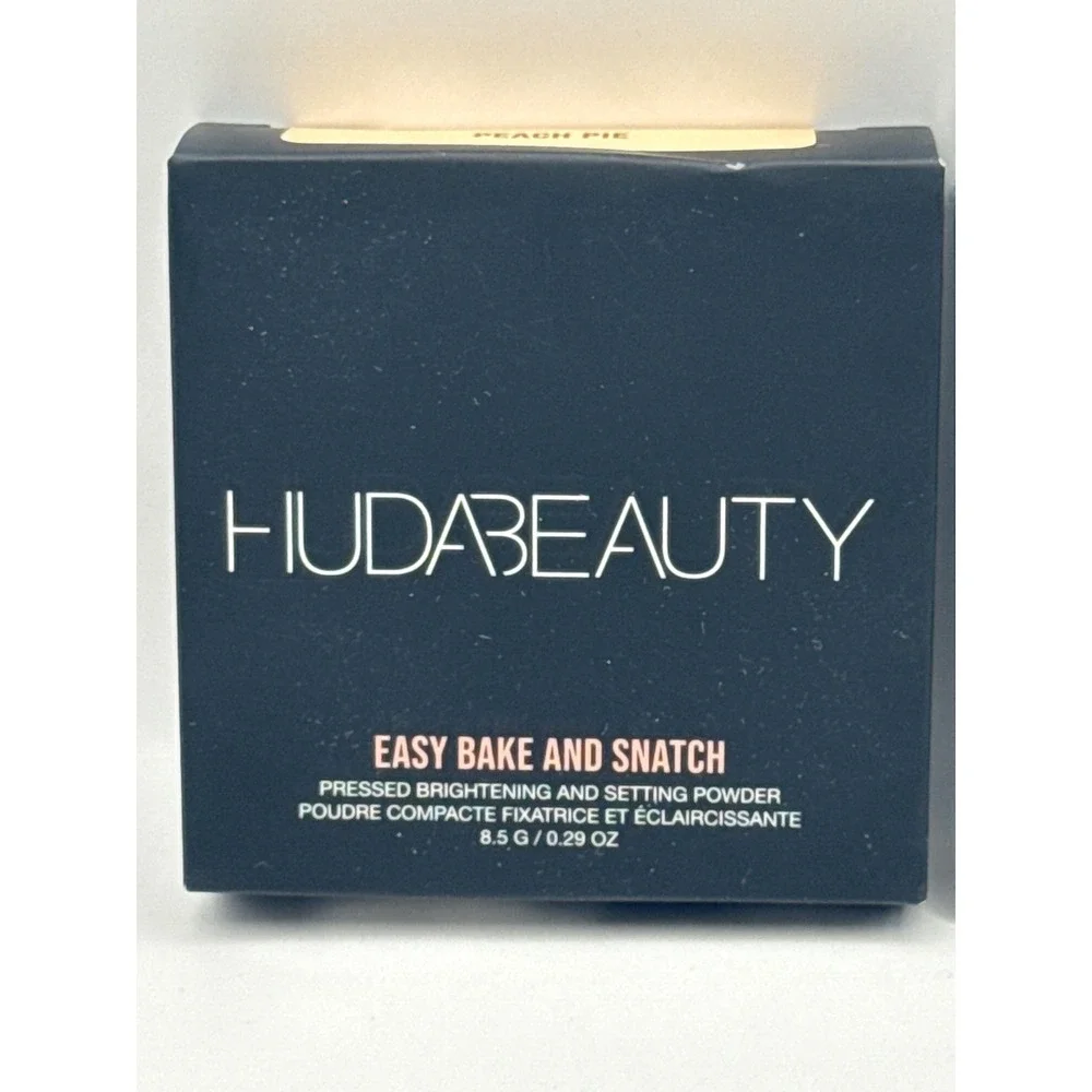 HUDA BEAUTY Easy Bake & Snatch Pressed Brightening Setting Powder Peach‎ Pie NIB